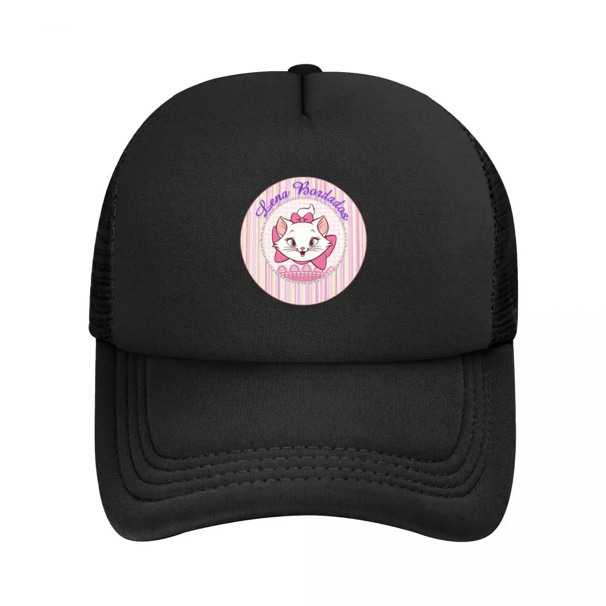 Personalized Marie Cartoon Kitten Baseball Cap Sun Protection Women Men's Adjustable Trucker Hat Spring