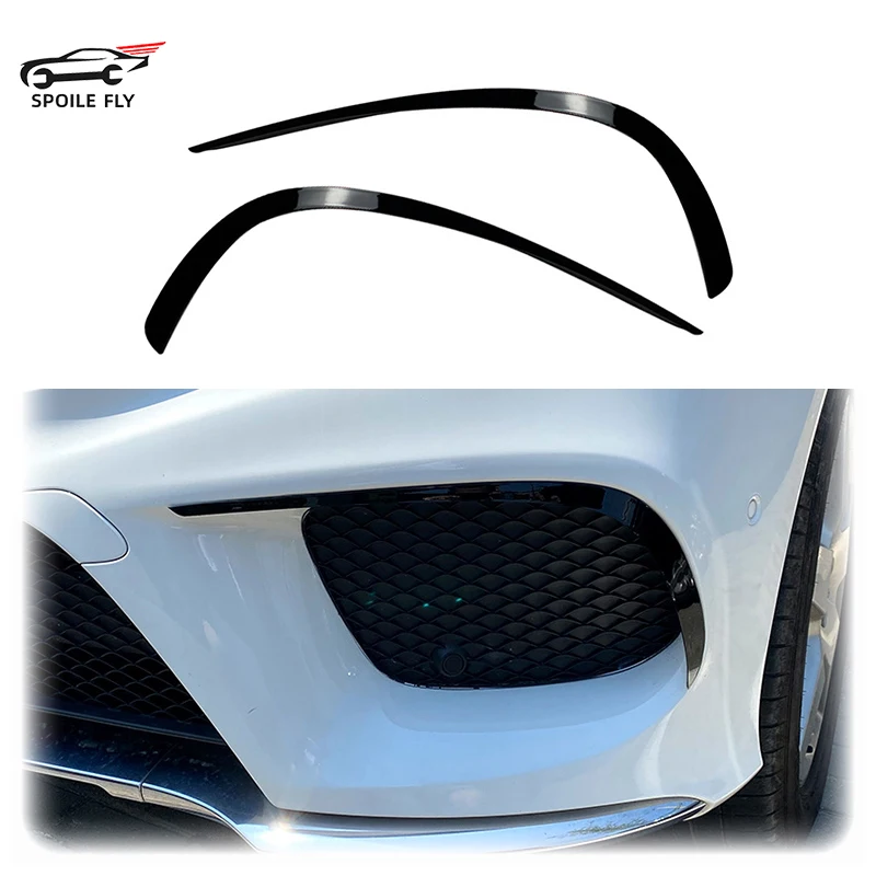 

Car Front Bumper For Mercedes-Benz GLE-Class W166 C292 2015-2018 AMG Splitter Spoilers Canard Air Knife Surround Trim Body Kit