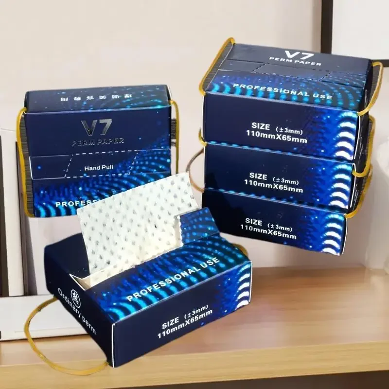 Hair Curling Papers Perm Papers For Hair Curling Salon Disposable Tissue With High Temperature Resistance For Cold And Hot Perms
