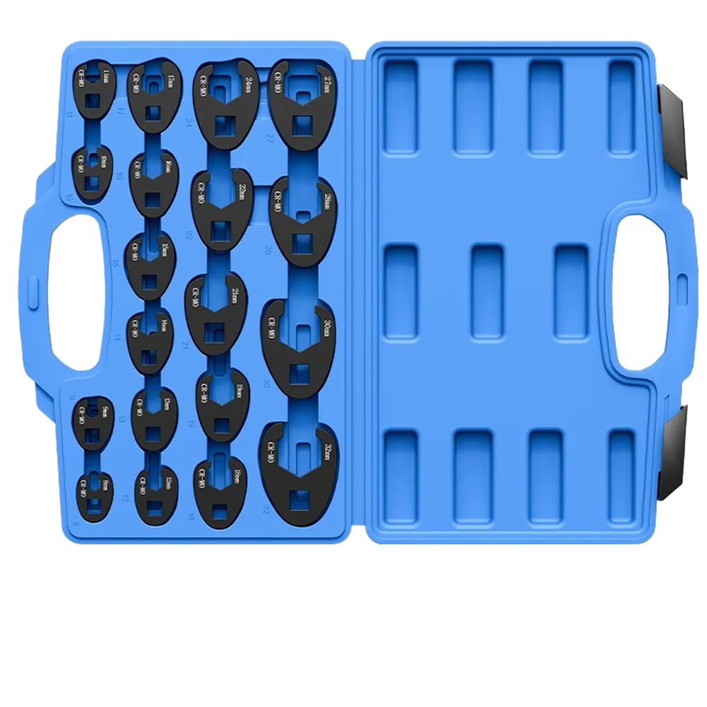 Oil Pipe Wrench Set 8mm 32mm U Style Forged Steel Spanner with Ergonomic Design Suitable for 8 32mm Fastener Range view 2