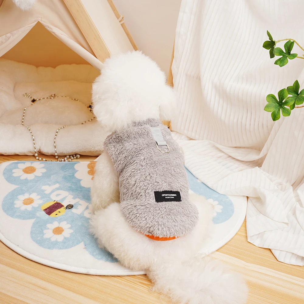 Soft Fur Dog Clothes Vest Puppy Dogs Winter Clothes Pet Clothing Warm Fleece Small Dogs Outfit Jacket Coat Chihuahua Yorkie