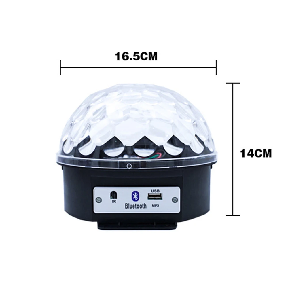 Crystal Magic Ball Light Bluetooth Speaker APP Control Stage Light KTV Flashing Light Colorful Ambient Light Family Party