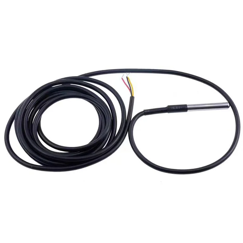 Stainless Steel Package Waterproof DS18b20 Temperature Probe Sensor 18B20 (1m 2m 3m 5m)