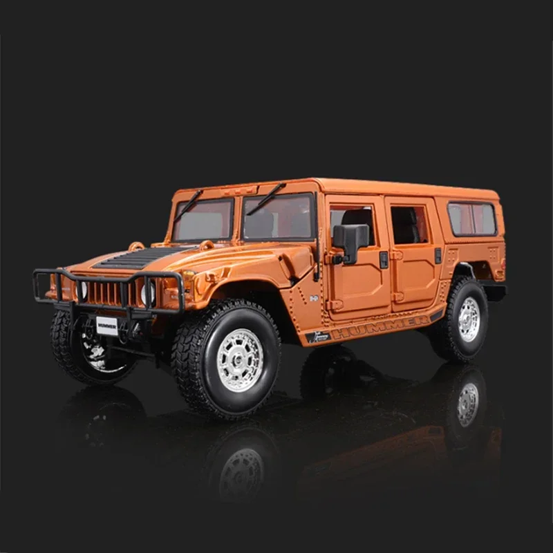 1:18 FOR Hummer Tenth Anniversary Edition Alloy Car Model Diecast Metal Toy Off-road Vehicles Model Simulation Boy Gift