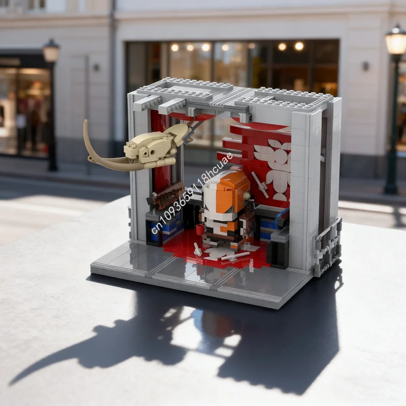 

1150 шт. MOC Lord Shaxx кирпичная модель дисплея здание рождественские подарки блоки архитектура сборка DIY креативные игрушки образование