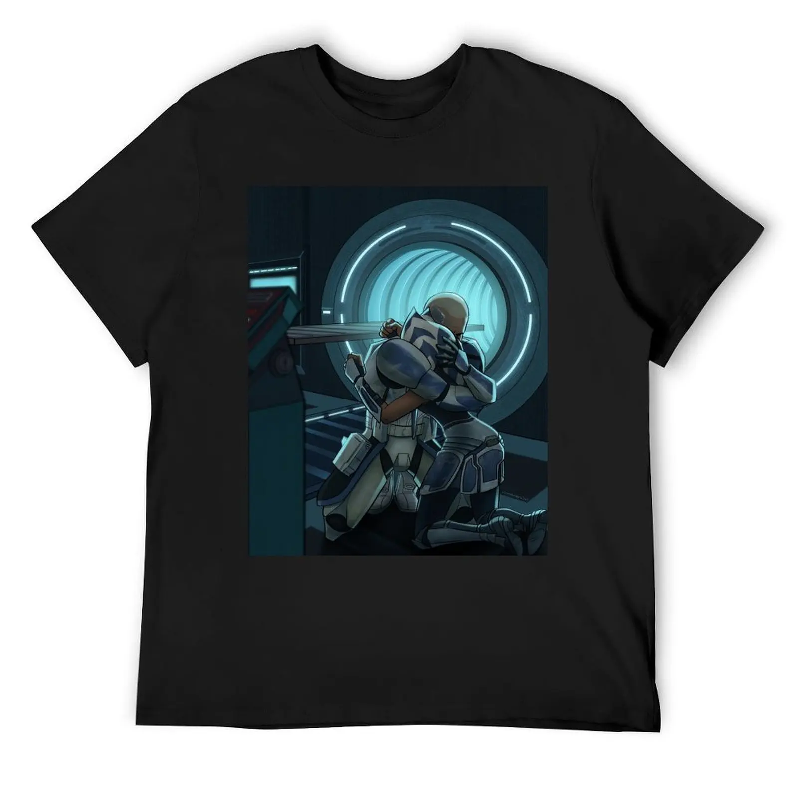 RexSoka Rex and Ahsoka hug in the Medbay T-Shirt