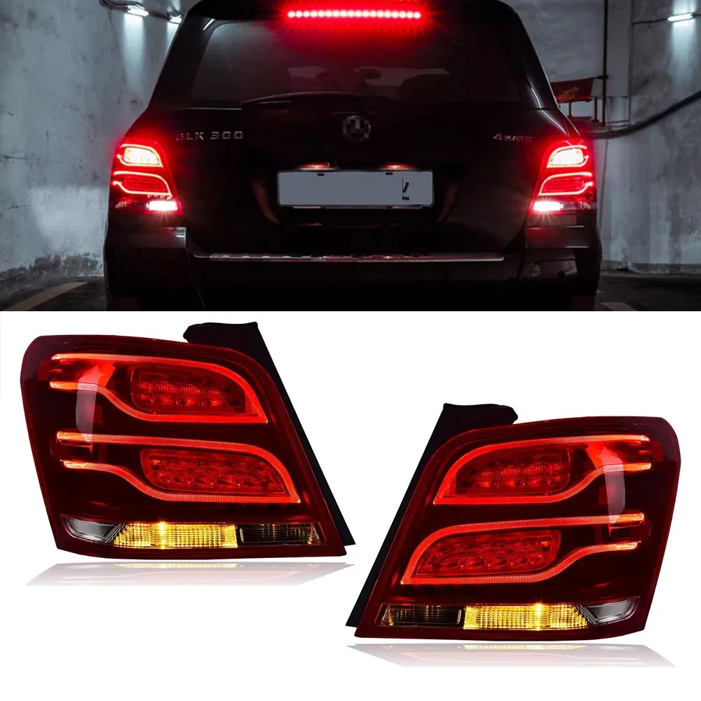 

Для Mercedes-Benz GLK200 GLK260 GLK300 LED 2009-2012 задний фонарь задний фонарь стояночный тормоз указатели поворота