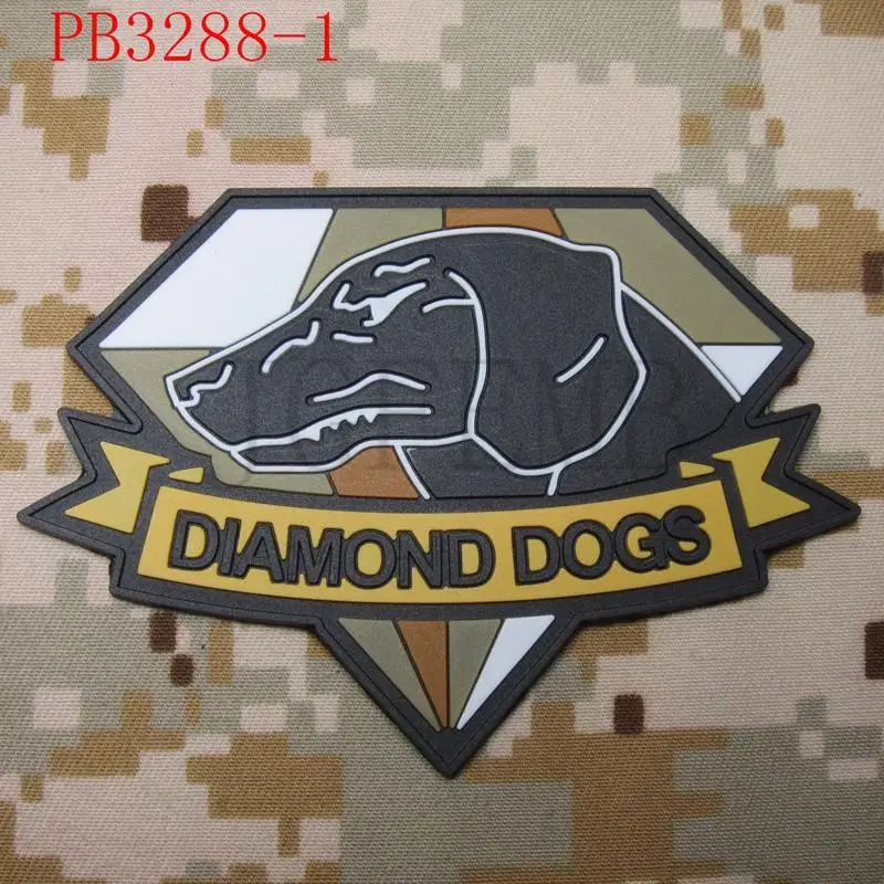 MGS DIAMOND DOGS Morale Tactics 3D PVC Patch