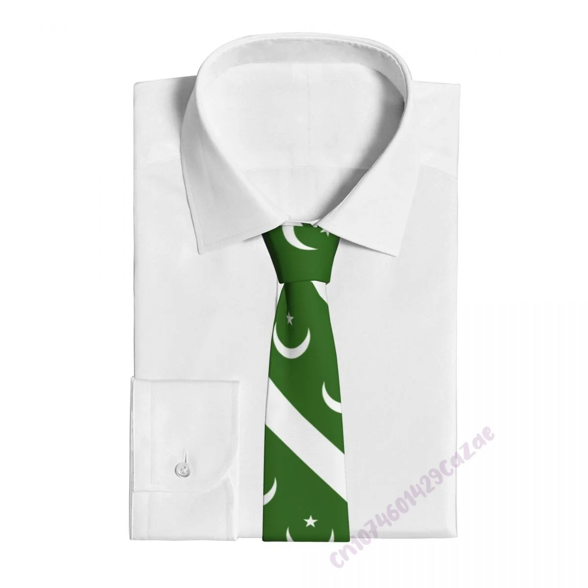 Pakistan Flag Neck Ties For Men Women Casual Plaid Tie Suits Slim Wedding Party Necktie Gravatas For Gift Proud