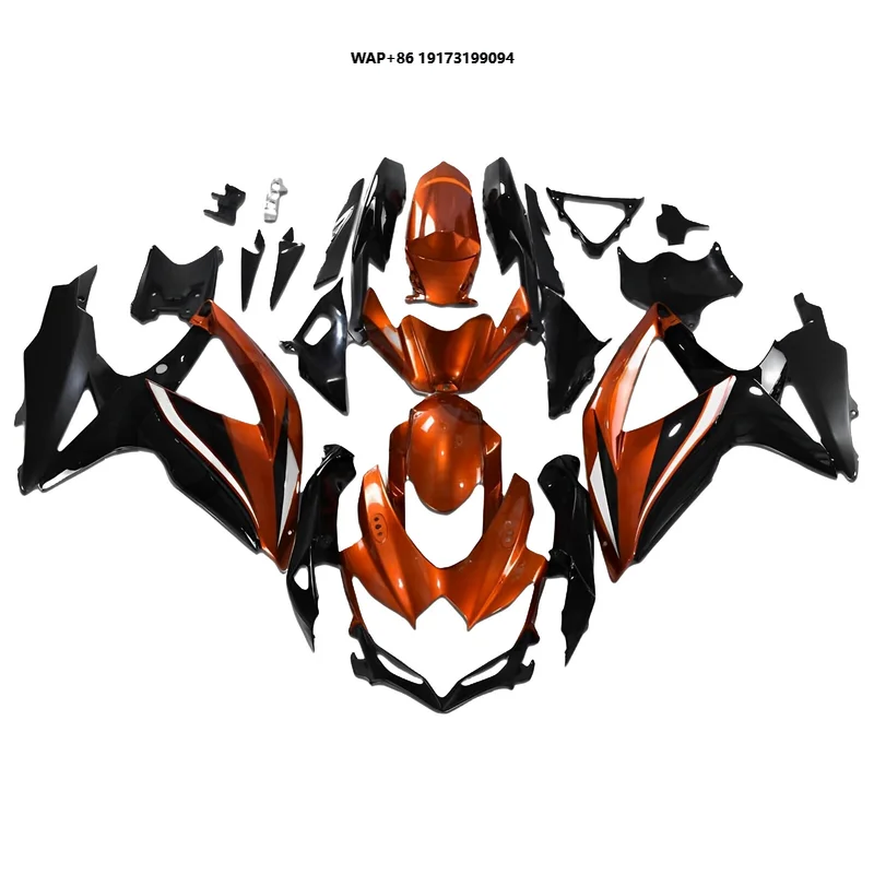 

Orange Black Fairings Quality Body Kit for 2008 09 2010 GSXR600 GSXR750