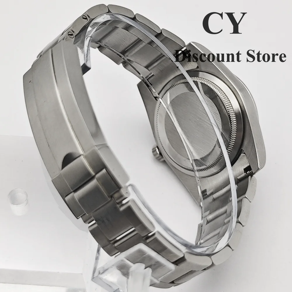 RICHUS NH35 Watch Case 36mm/39mm Silver Stainless Steel Watch Case Fit NH35 NH36 ETA2824 2836 Miyota82-DG Movement Watch Parts image 4