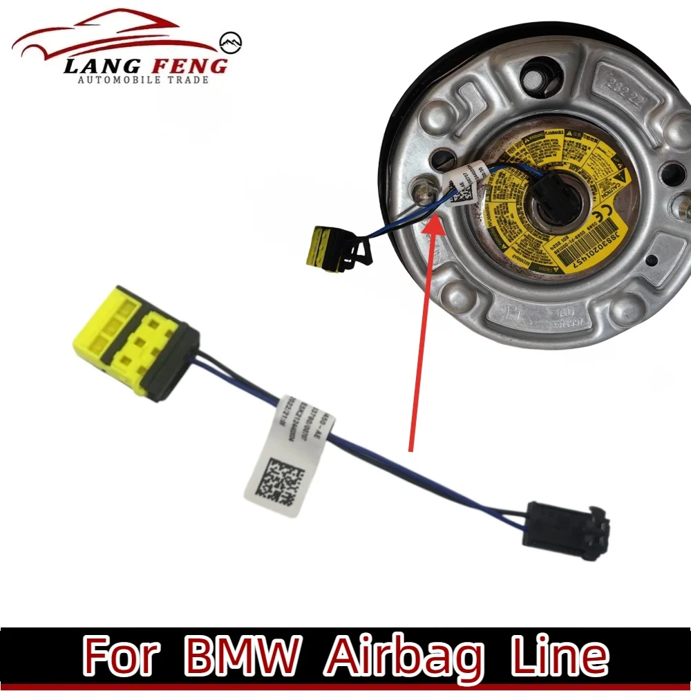 

New For BMW Steering Wheel Cable Upgrade and Modify Airbag Wiring Loom Harness Plug Connector