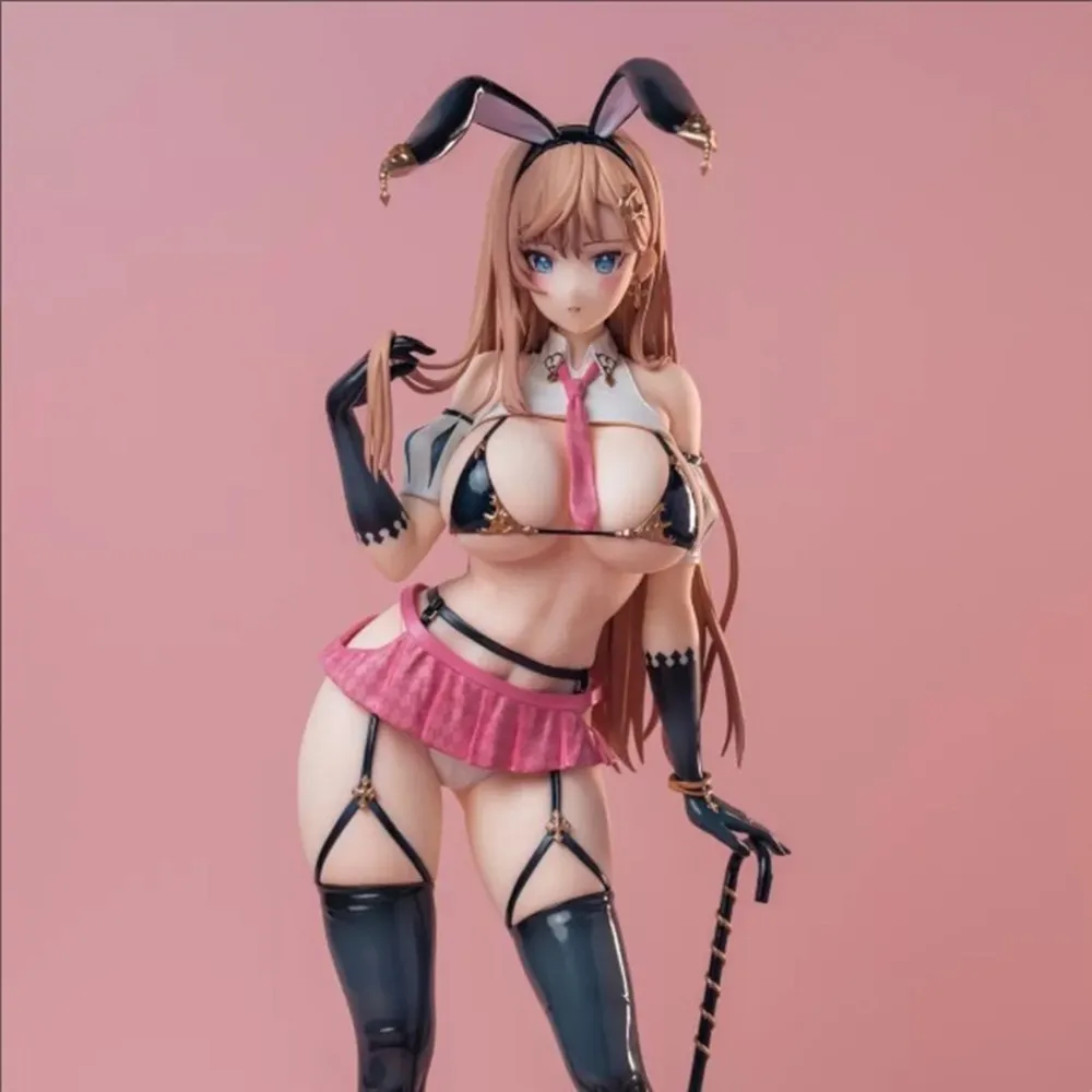 29CM Native Pink Cat Mataro Gal Bunny Girl Anime Figure PVC Action Figure Statue Collection Desktop Model Adult Toy Doll Gifts