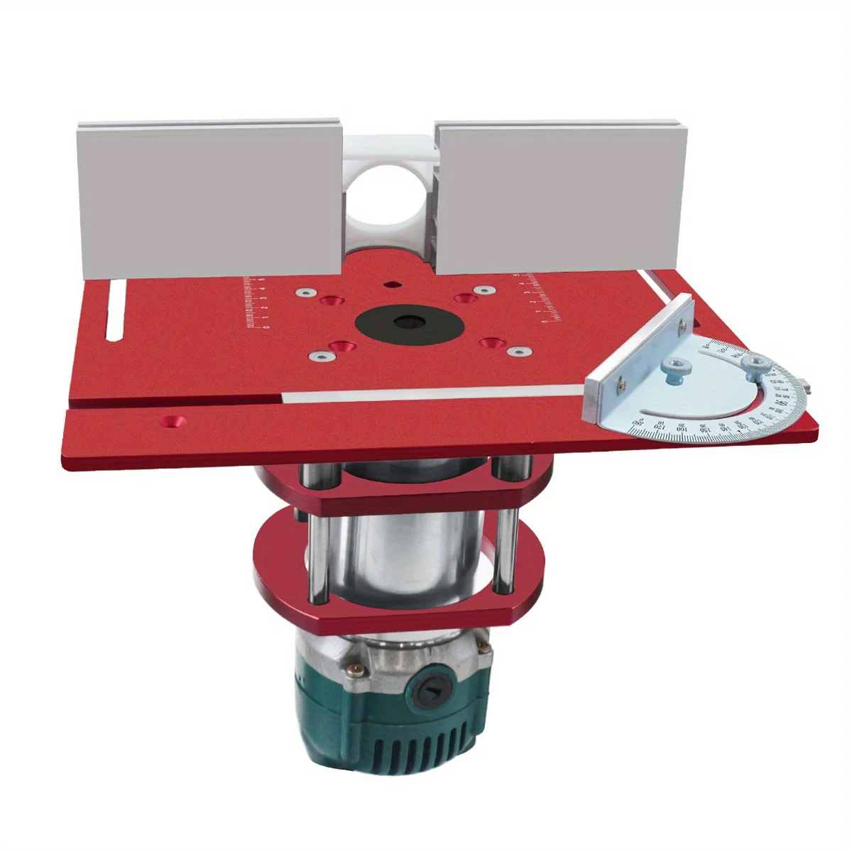 الألومنيوم راوتر الجدول إدراج لوحة النجارة المتقلب الكهربائية الخشب طحن الوجه لوحة مع مقياس ميتري DIY بها بنفسك مقاعد البدلاء #2