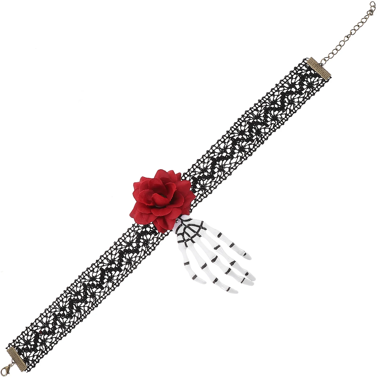 

1pc Necklace Elegant Gothic Style Women Halloween Party Masquerade DIY Decorative Accessories