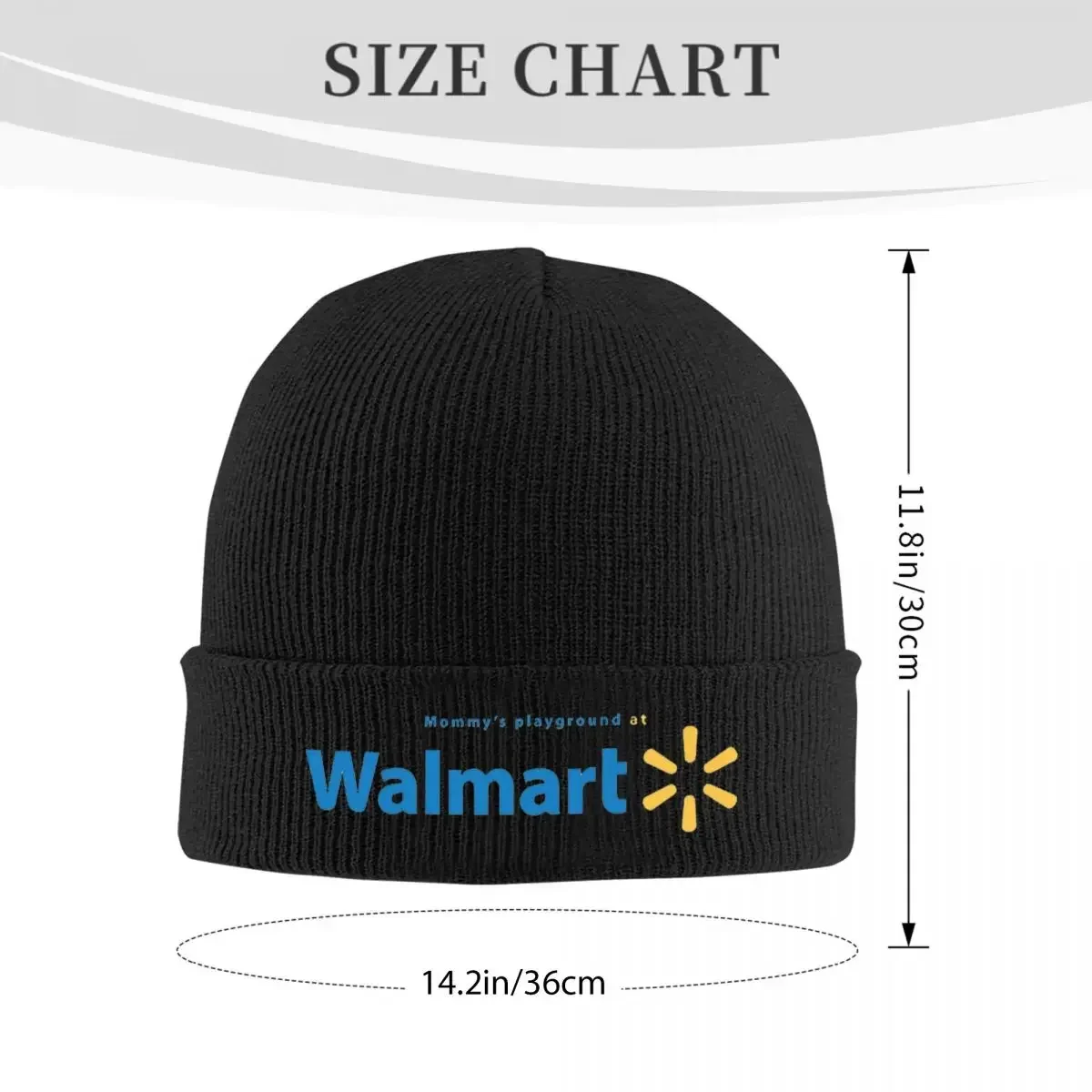 Walmart Warm Knitted Cap Hip Hop Bonnet Hat Autumn Winter Outdoor Beanies Hats for Unisex Adult