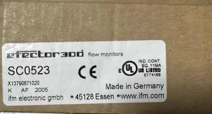 New Trane Air Conditioning IFM Electronic Flow Water Flow Switch SC0523 X13790871020 4802B 4010A