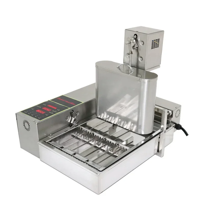 &For 4-Row Automatic Donut Maker, Digitally Controlled Electric-Heated Fryer, 304 Stainless Steel 5-Level Thickness Adjustment - view 4