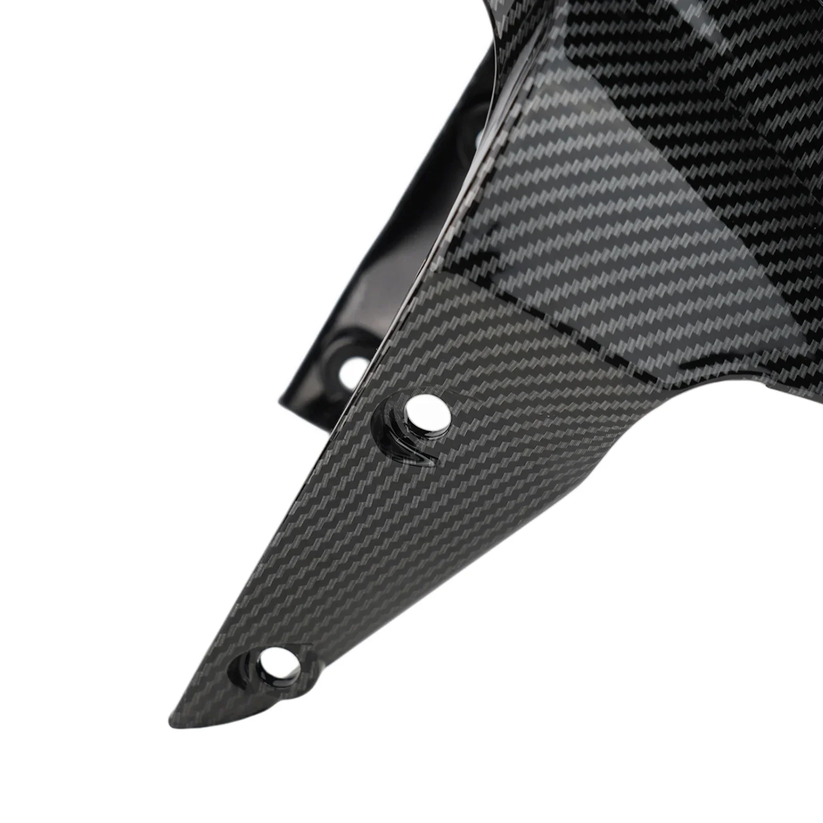 De fibra de carbono moto pára-lamas, pneu dianteiro Fender, guarda Hugger, substituição para Daytona 675, 675R, 2006-2012, 1pc