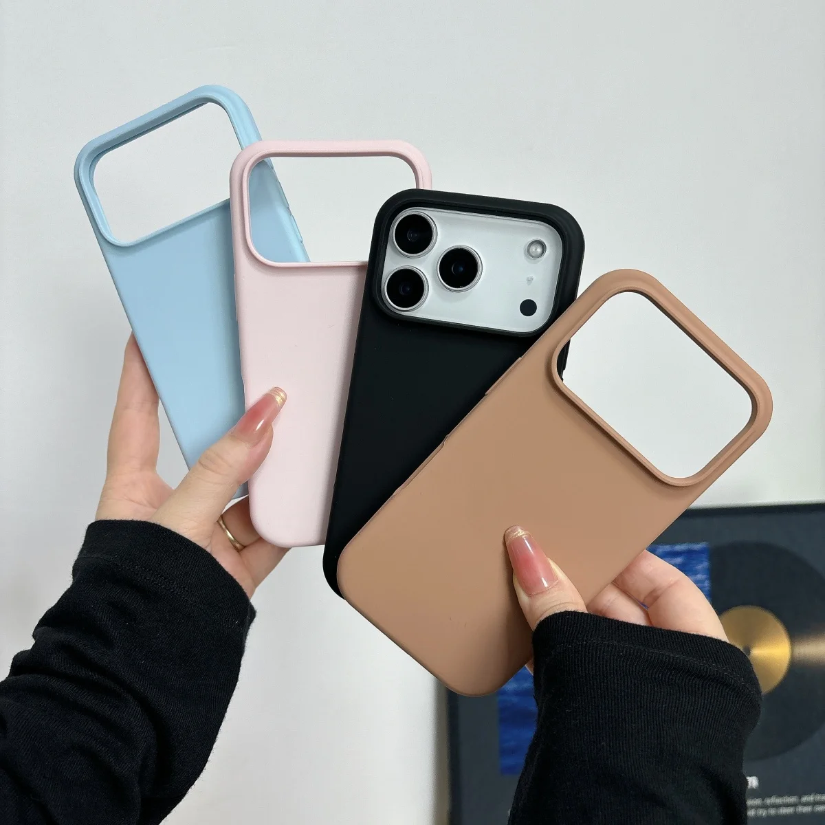 Funda de carga magnética Original de silicona líquida INS Color caramelo para IPhone 17 Air 16 15 14 Plus 13 12 11 Pro Max cubierta anticaída