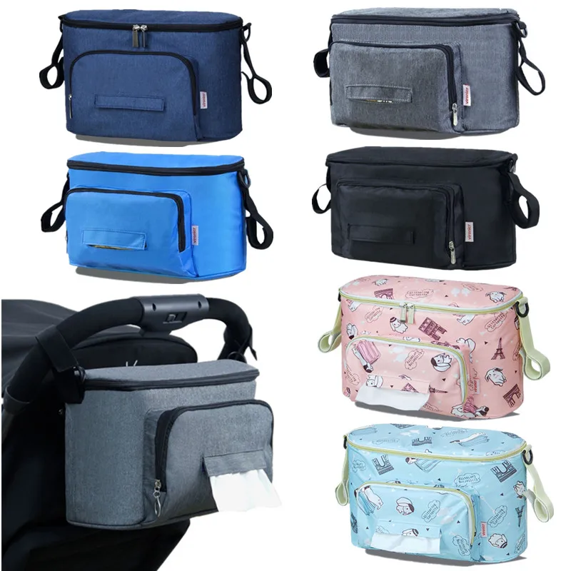 

Universal Baby Stroller Storage Bag Portable Travel Baby Diaper Bag Bottle Nappy Organizer Tote Bag Baby Stroller Accessories