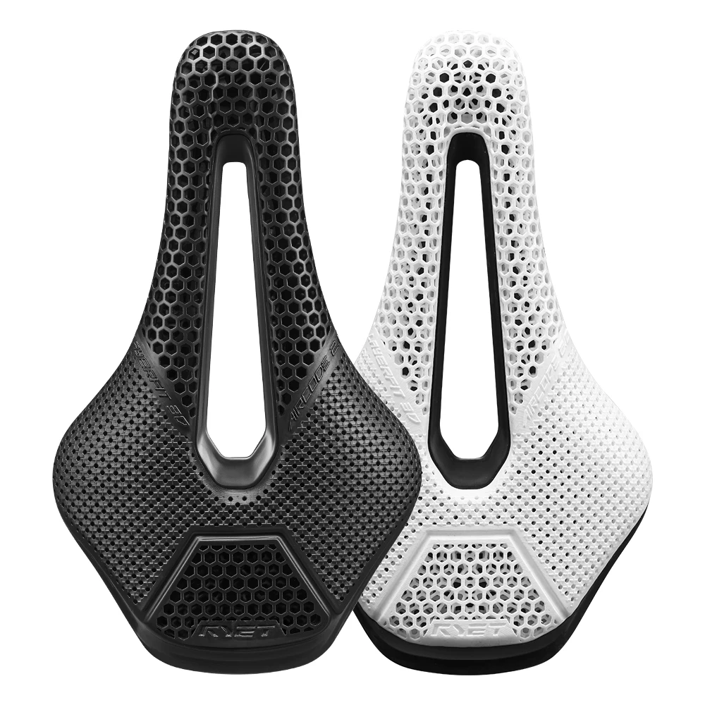 RYET Aircode 2.0 3D-gedruckter/VCM-Sattel 160-169g 255x150mm 7x9mm Schienen-Ausschnitt Carbon/Nylon-Basis Rennrad MTB Gravel Sitz