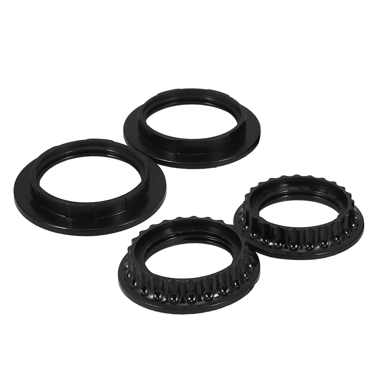 

4pcs Lampshade Ring Accessories Black Hanging Setup for Table Component Durable 360degree Illumination Versatile Applications