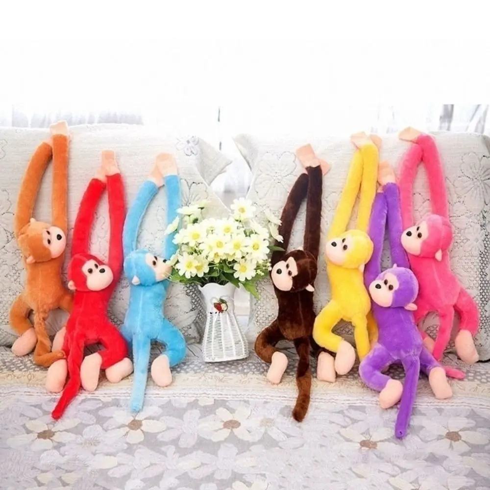 Animal Doll Dolls For Kid Anti-Collision Banana Monkey Doll Long Arm Monkey Plush Toys Monkey Plush Toy Monkey Stuffed Doll