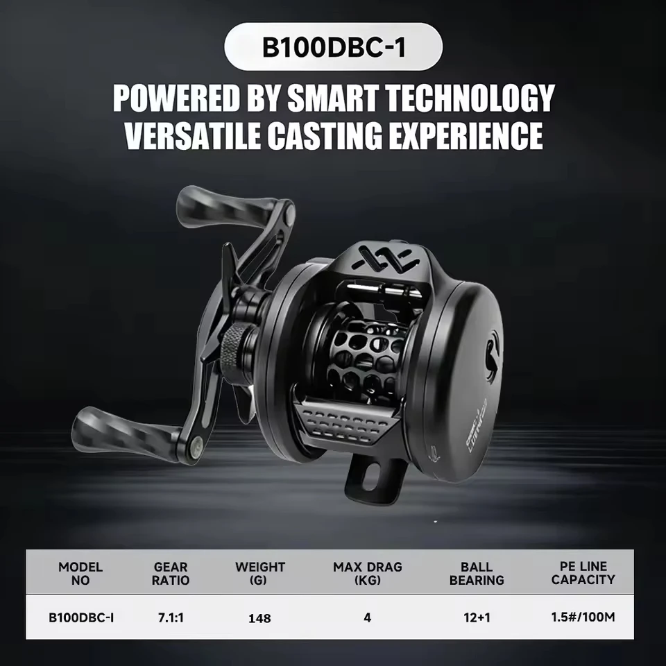 Loongze Airlite B100/200DBC-I シリーズ BFS ベイトキャスティング