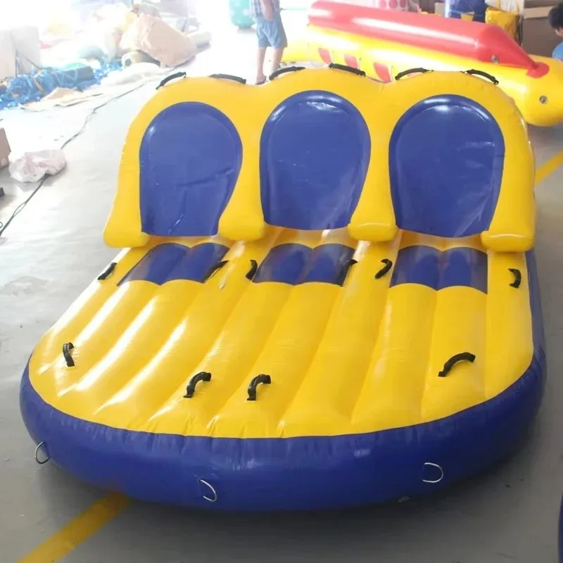 

Different Sizes Inflatable Water Sport Toy Exciting Towable Inflatable Water Bandwagon Boat
