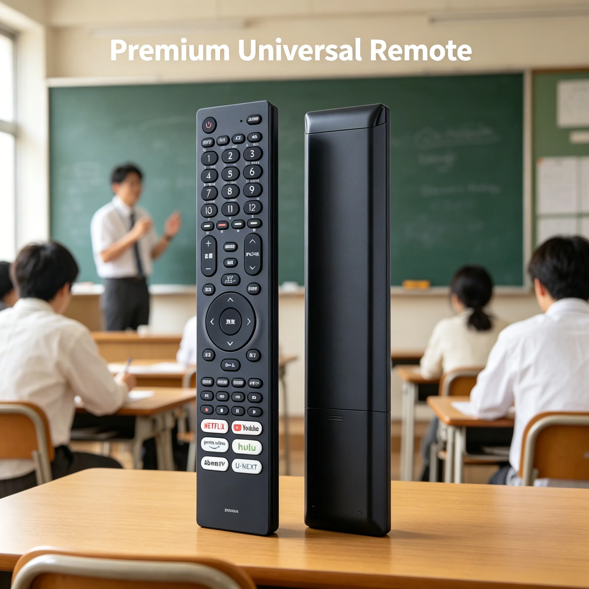 

EN3E40 Smart Remote for Hisense 55U7H Japanese TV - One-Click Netflix YouTube Hulu Disney+