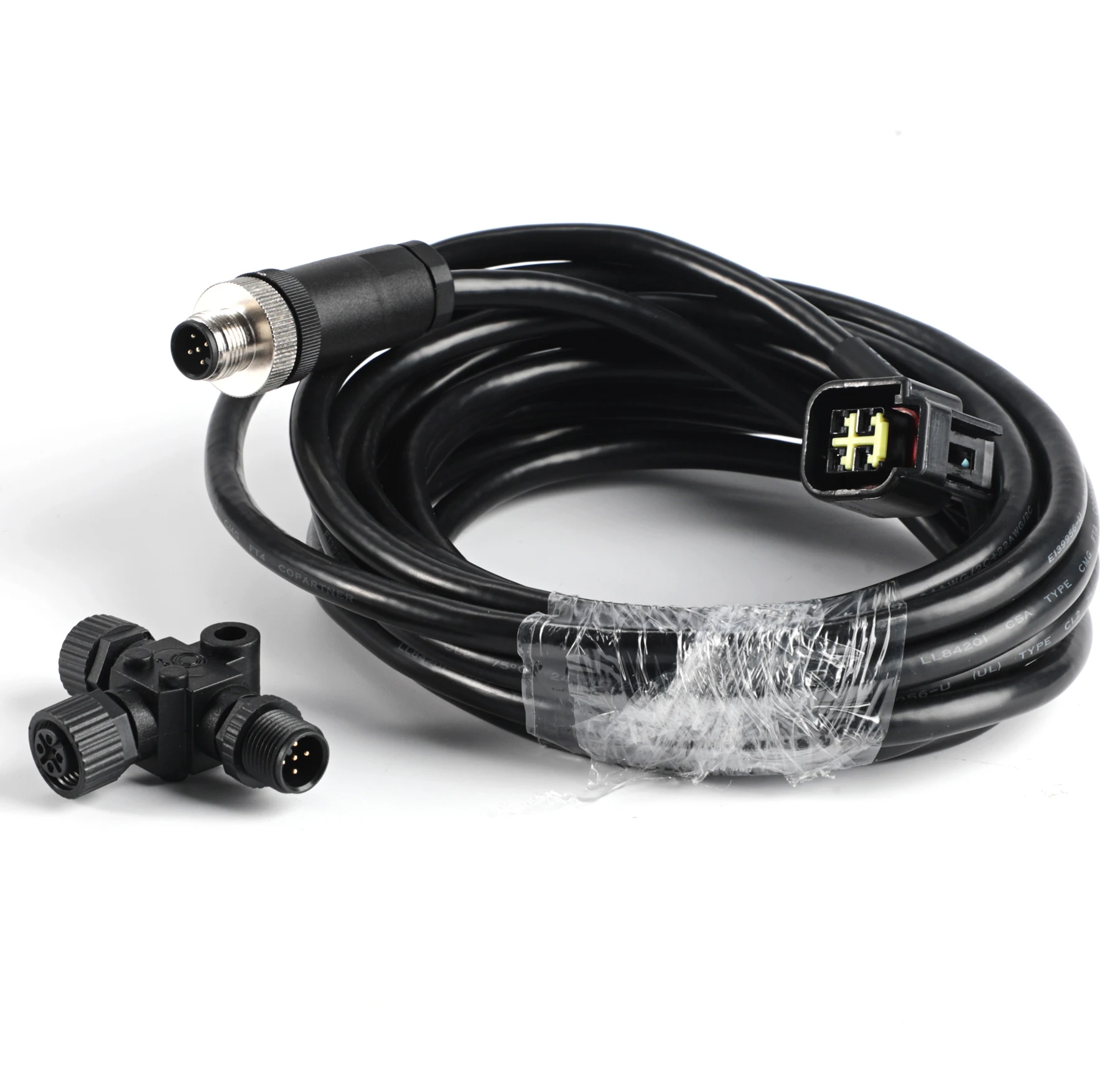 كابل واجهة محرك ياماها PLOSON YM-N2K_3PXM لشبكة يخت NMEA 2000 مع موصل T (1 م؛ 2 م؛ 5 م؛ 7 م) لـ Lowrance