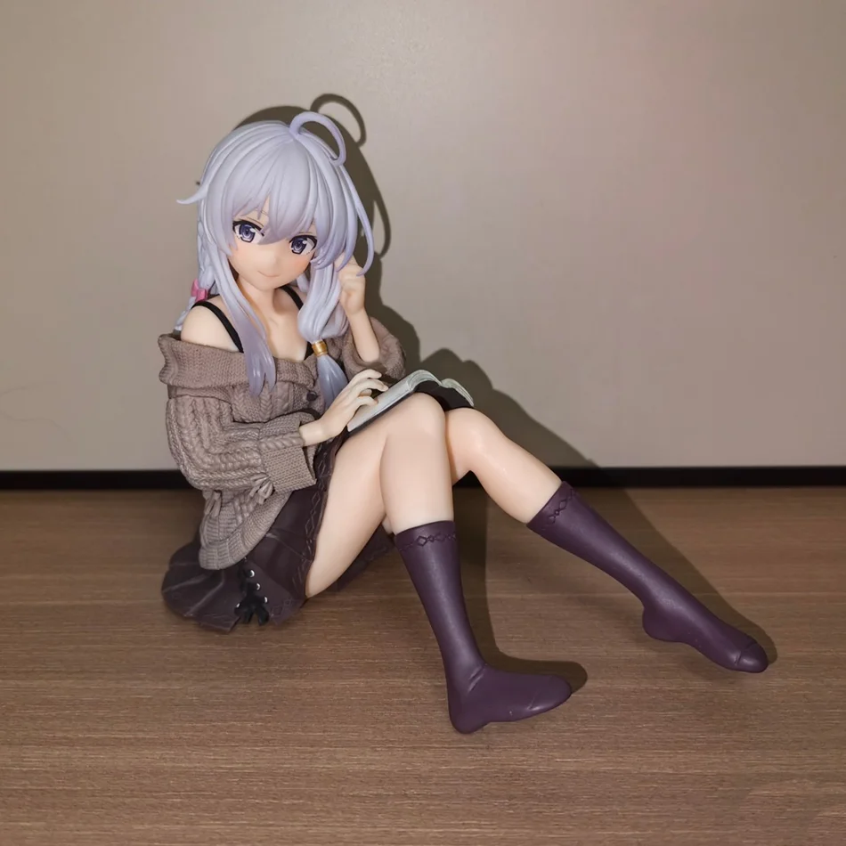 15cm The Journey Of Elaina Anime Figures Gk Model Elaina Sweater Doll Collect Models Action Figure Room Decor Friend Gift Toys