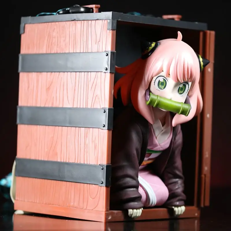 21cm Anime Spy×Family Anya Casual Demonslayer Kamado-Nezuko Lalka Ręcznie Robiony Model Śliczna Kreskówkowa Piękna Dziewczyna Ozdoby Zabawka Prezent
