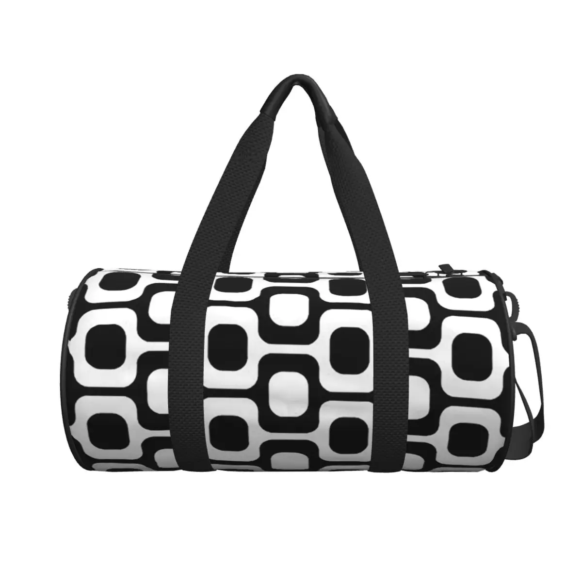 

Ipanema Черно-белая большая спортивная сумка Водонепроницаемая дорожная сумка Duffle Сумки Сумка для фитнеса