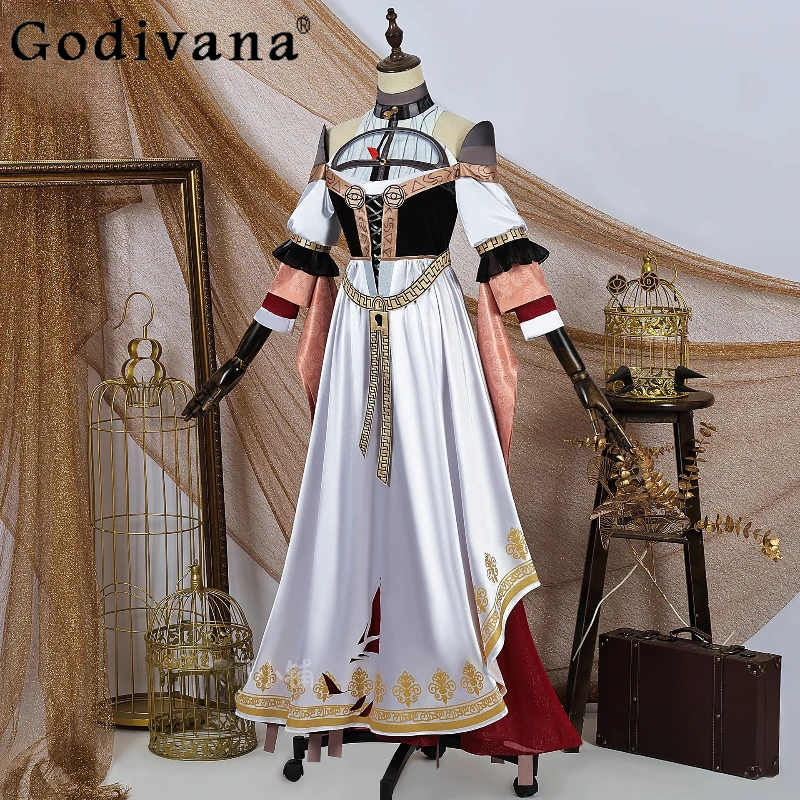 Christmas Play Role Dress Set for Women Uniform Halloween Cosplay Costume Female Cool Carnival Party Dress Outfits