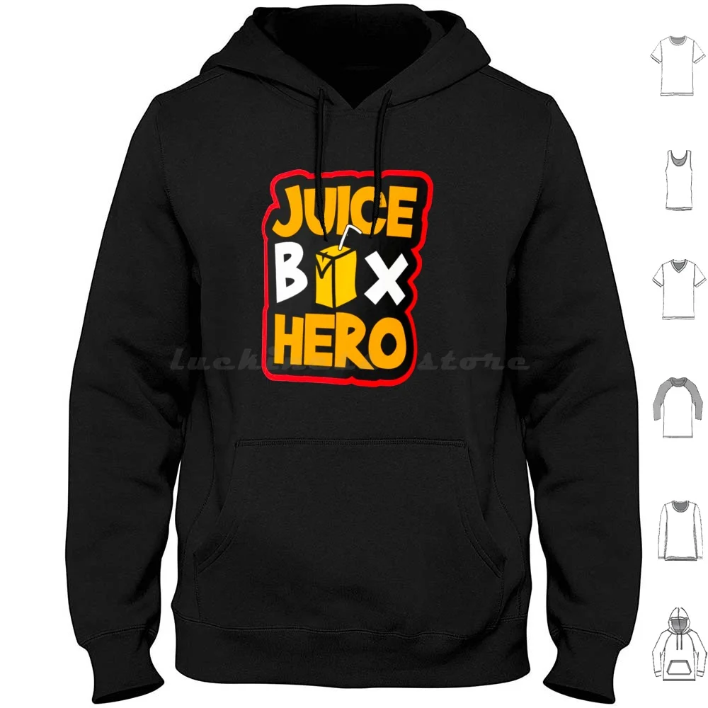 Juice Box Hero Hoodies Long Sleeve Orange Juice Box Juice Box Hero Orange Juice Orange Juice Cute Fruit Just A Girl