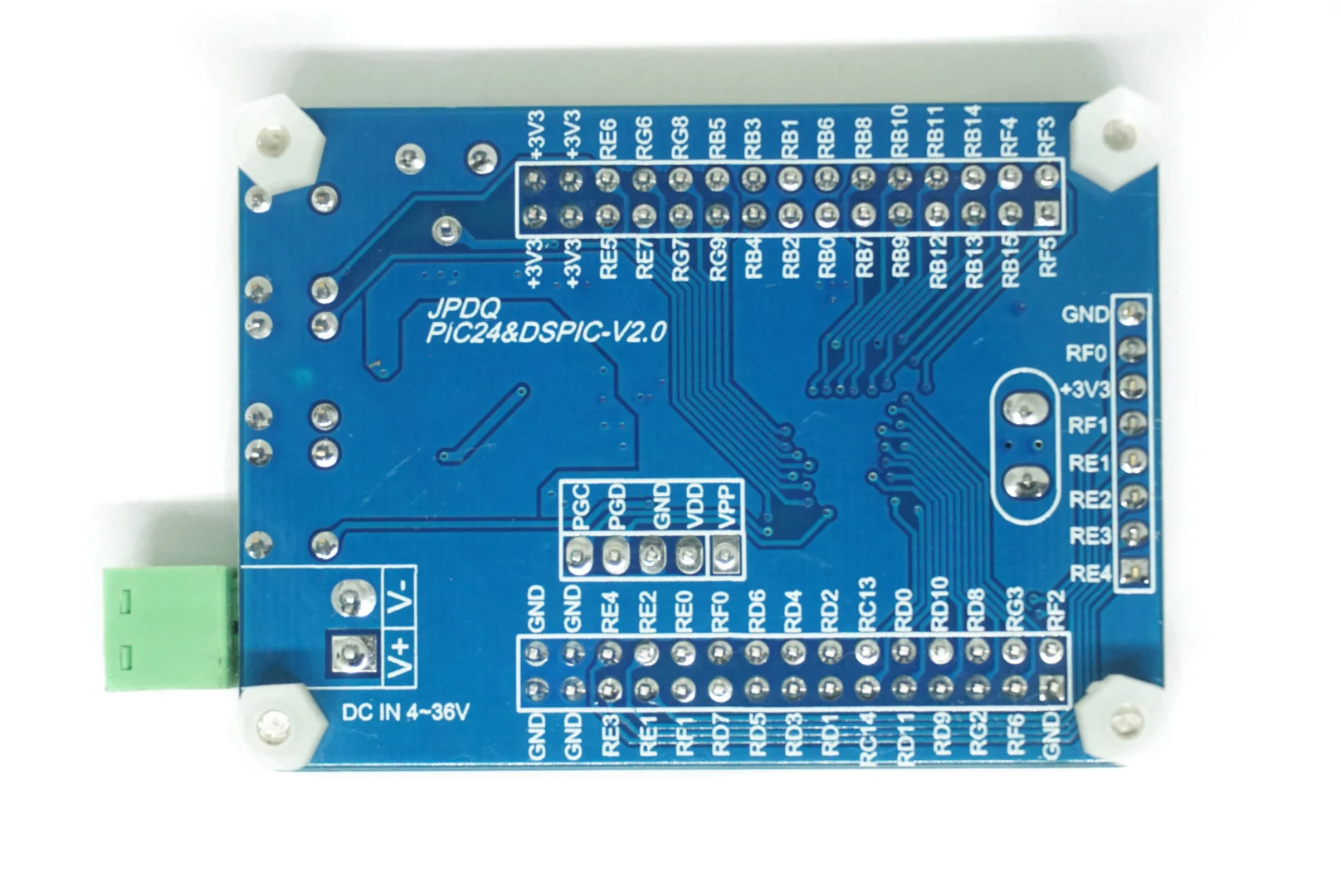 Imagem -03 - Placa de Desenvolvimento Placa de Sistema Mínimo Dspic33fj64gs606 Placa de Núcleo de Sistema Mínimo Dspic33