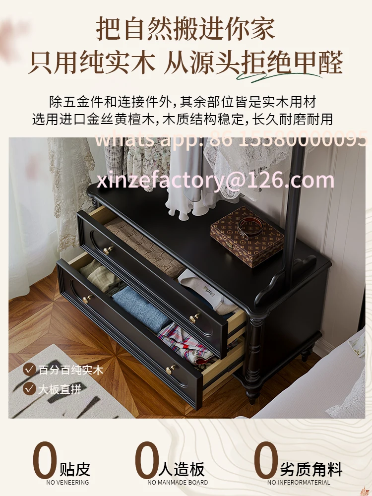 

Customizable coat rack floor to ceiling bedroom all solid wood