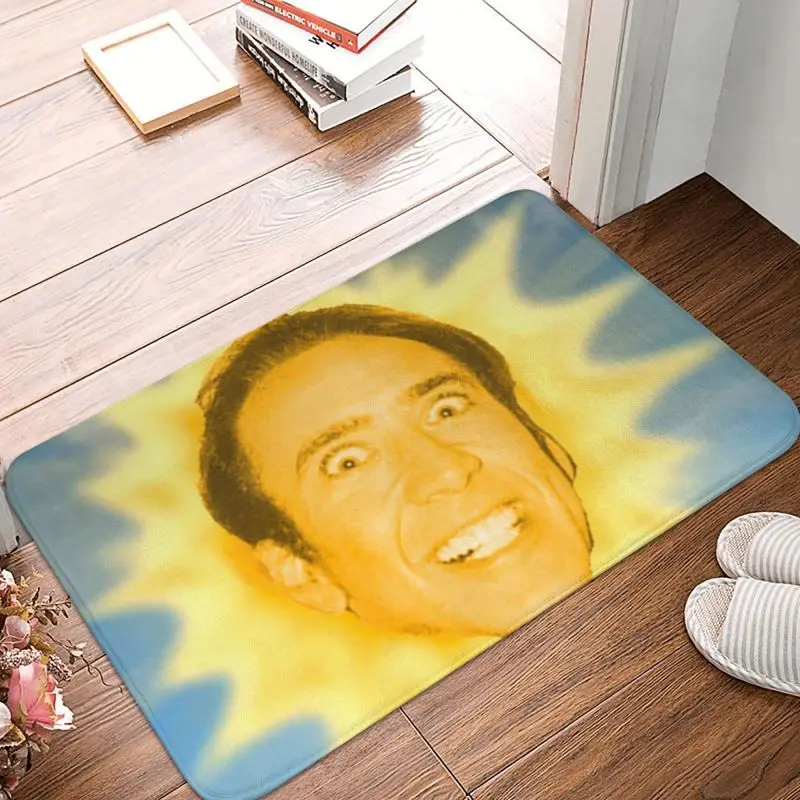 Personalized Nicolas Cage Sun Doormat Mat Anti-Slip Filmmaker Bathroom Kitchen Toilet Rug Carpet 40*60cm