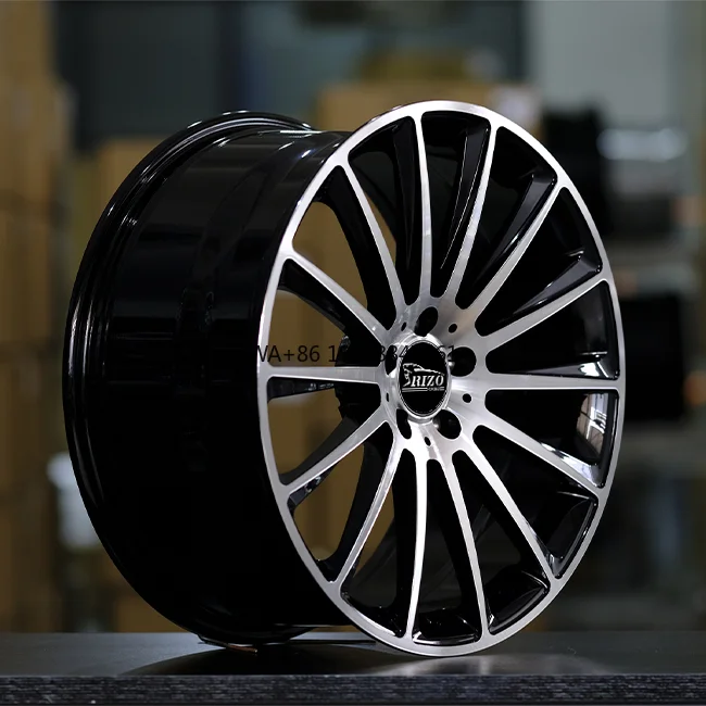 

REP 822F Black Machined Face Low MOQ Customized Forged China Wheel and Rim for Mercedes-Benz