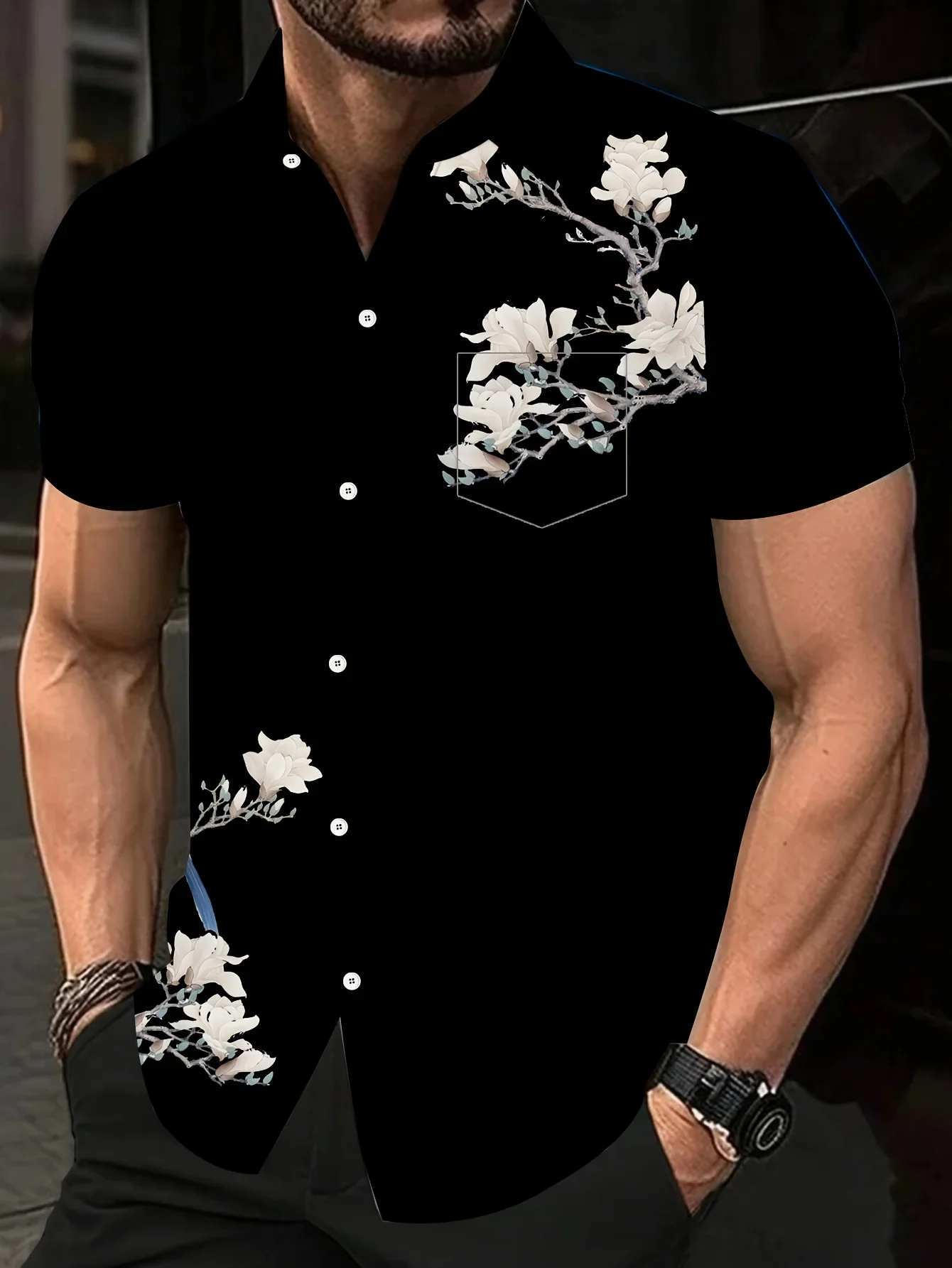 

Men's Casual Hawaiian Shirt 2026 New Summer Style Man Women Short Sleeve Fashion Beach Party Print Vacation Outfit Tops
