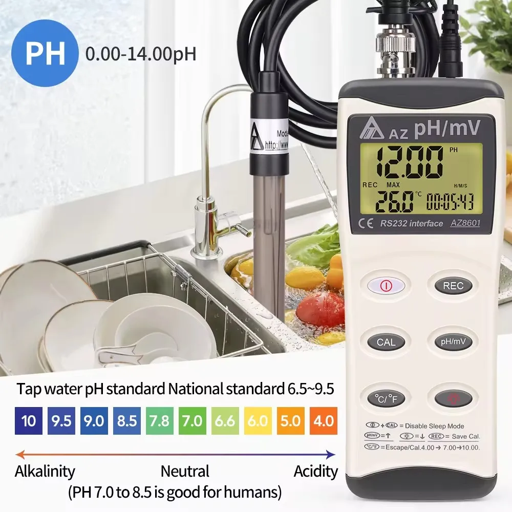 HEDAO Az8601 Tragbares Wasserqualitätsmessgerät