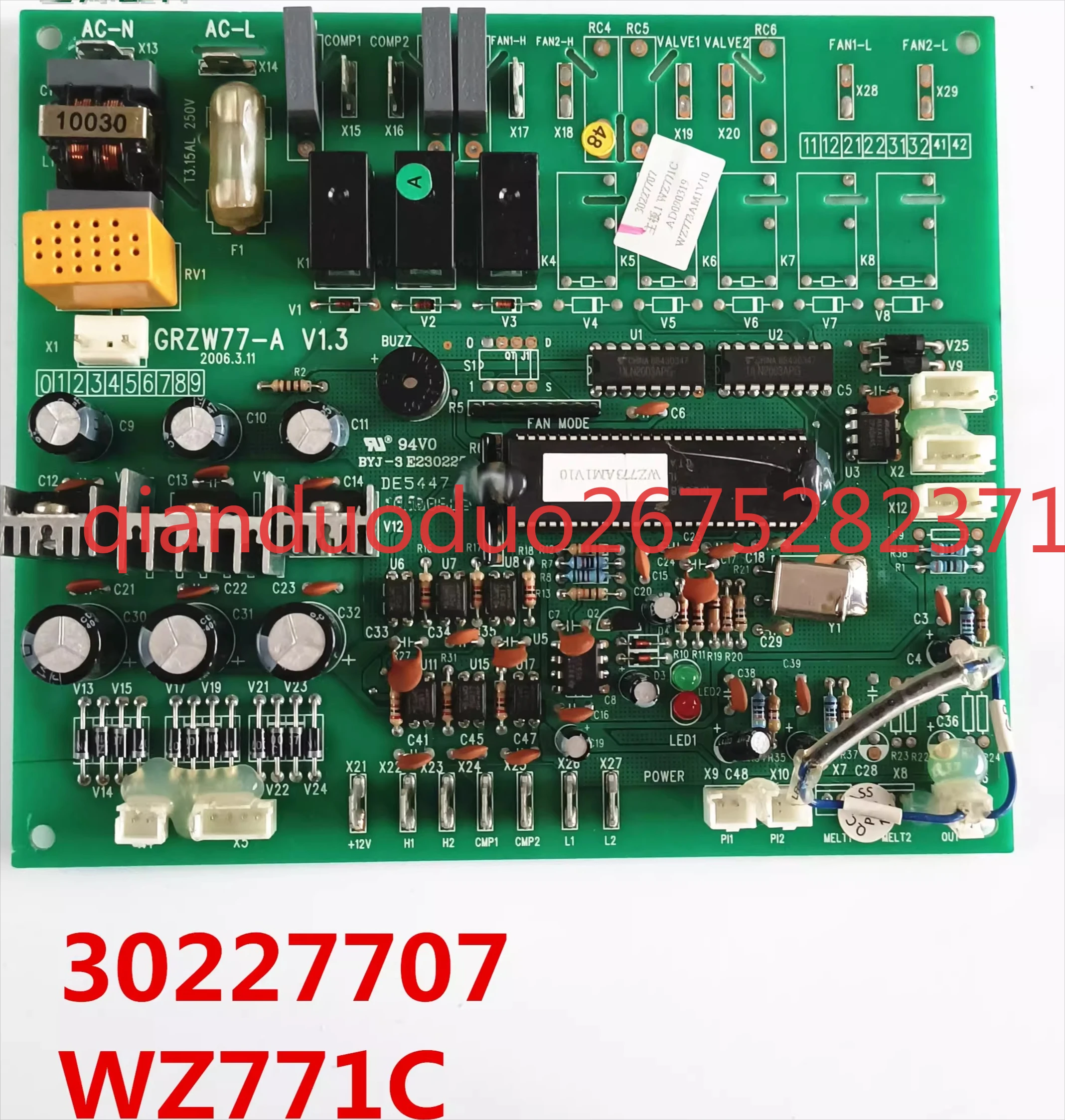 

Suitable for Gree accessories computer board circuit board 30227707 main board WZ771C