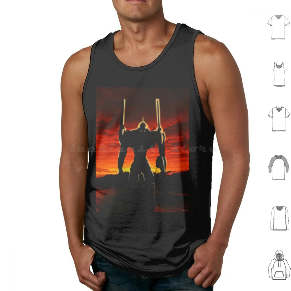 Apocalyptic Unit 01 Tank Tops Print Cotton Nge Shinji Ikari Ayanami Asuka Langley Misato Katsuragi Ritsuko Akagi Gendo