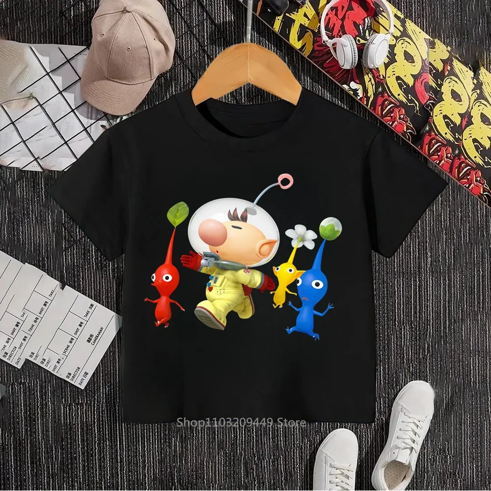 Pikmin Prints Reign Supreme in Trends! Top Fashionable Elastically Soft T-shirts for Boys & Girls Ideal Summertime Casual Styles