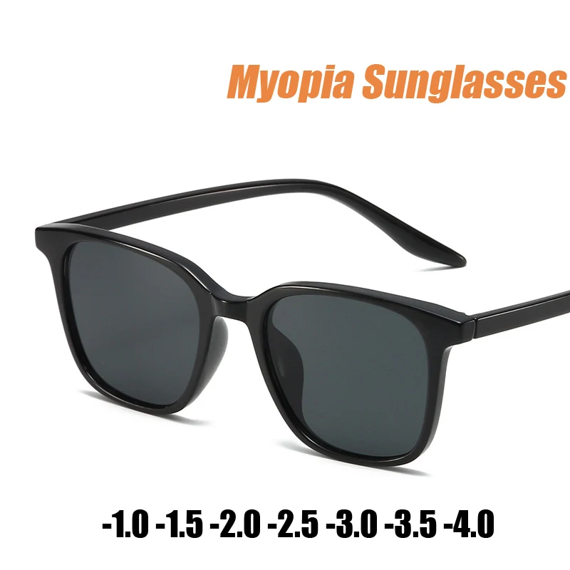 

New Outdoor Sport Driving Minus Sunglasses Trendy Women Men Optical Prescription Eyeglasses Diopter Finished Myopia Goggles