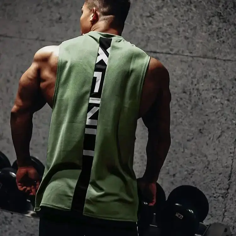 Мужской спортивный жилет без рукавов, летняя быстросохнущая дышащая сетчатая ткань, одежда для фитнеса, тренировочный баскетбольный жилет для мышц