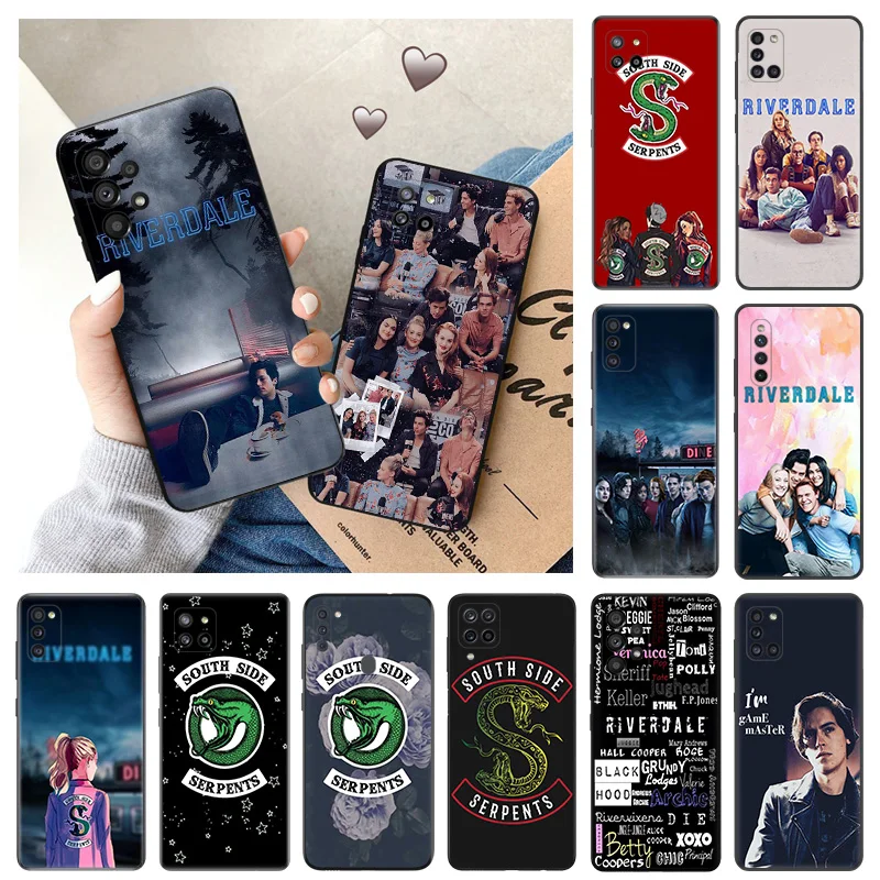 Silicone Phone Cases for Samsung A32 A73 A72 A71 A54 A53 A52 A51 A42 A41 A34 A33 31 A24 A23 A22 A14 A13 Riverdale Serpents Cover