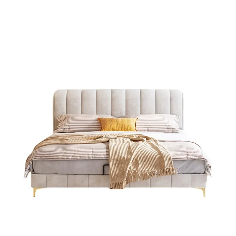 

Technology cloth bed master bedroom modern simple anti-cat scratch fabric